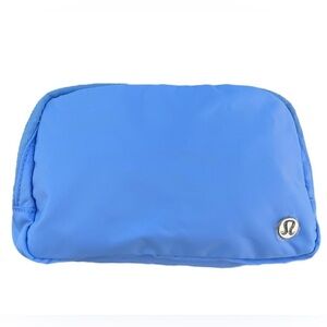 Lululemon Authentic 1L Wordmark Everywhere Belt Bag in Baby Blue and Gold